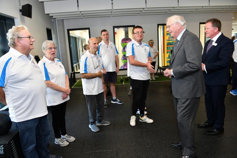 Duke of Gloucester at Eclipse Leisure Centre 2
