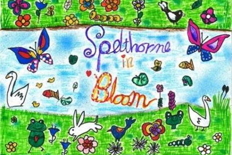 Spelthorne in Bloom winning poster