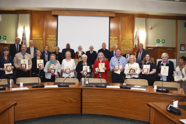 Honouring volunteers