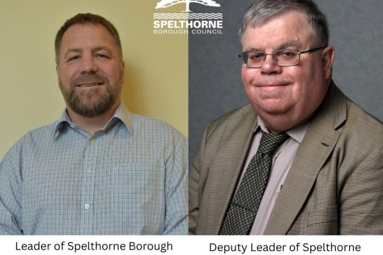 Cllr Neall, Leader of the Council and Cllr Bateson, Deputy Leader of the Council