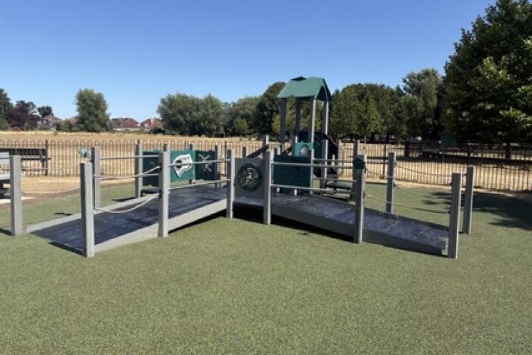 Staines Park play area 